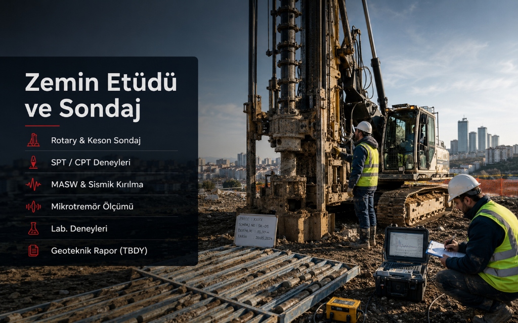 Zemin Etüdü ve Sondaj